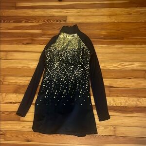Elegant Black and Gold Women's Jacket